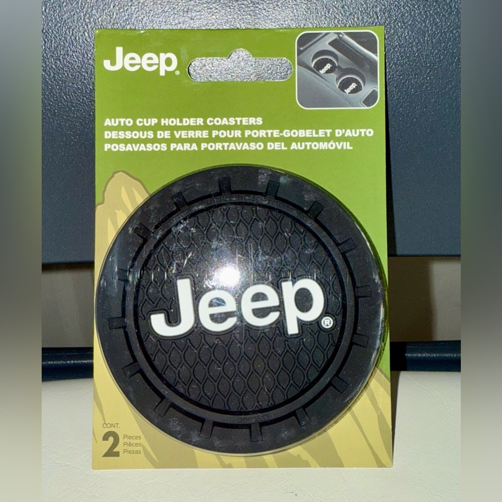 Jeep Cup Holder Coasters-Set of 2